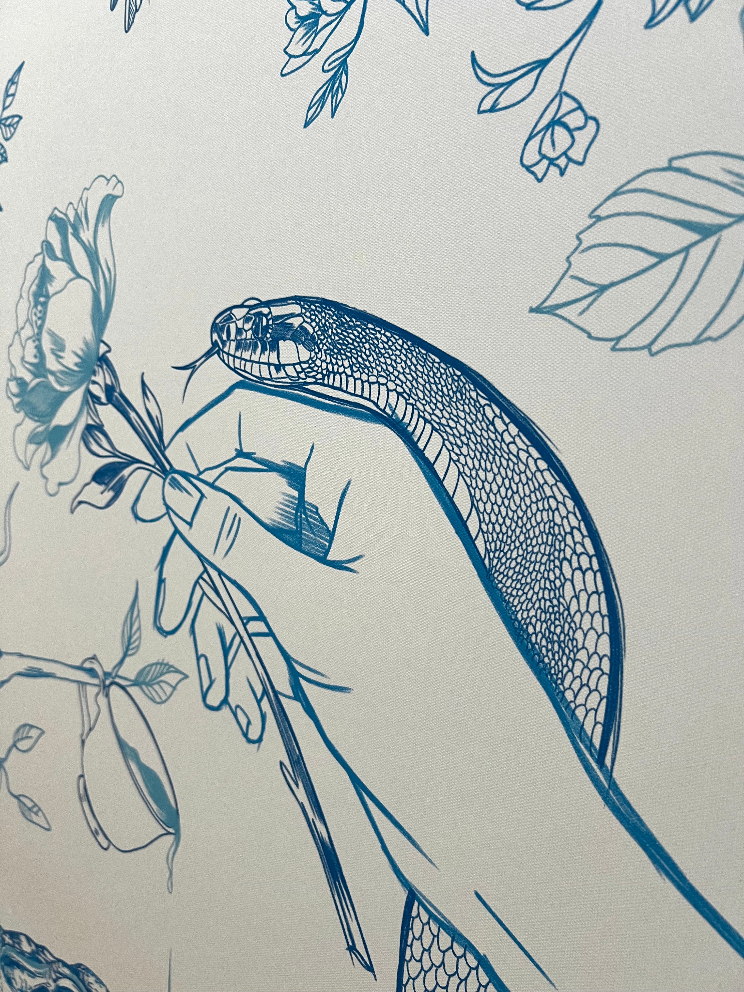 Jungle Tea | Vierkant canvas - Sirious Art
