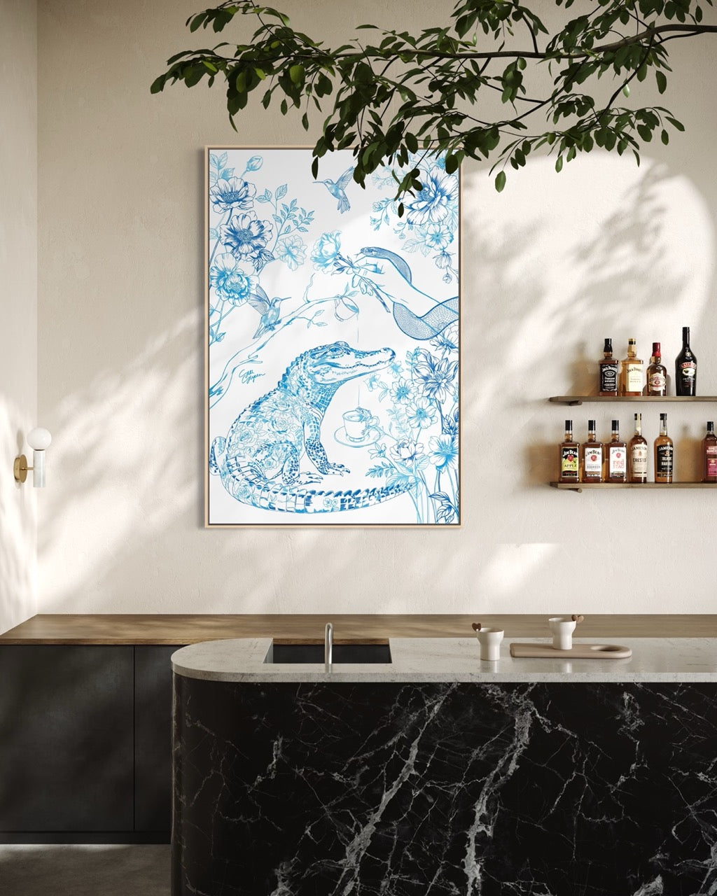 Jungle Tea | Canvas