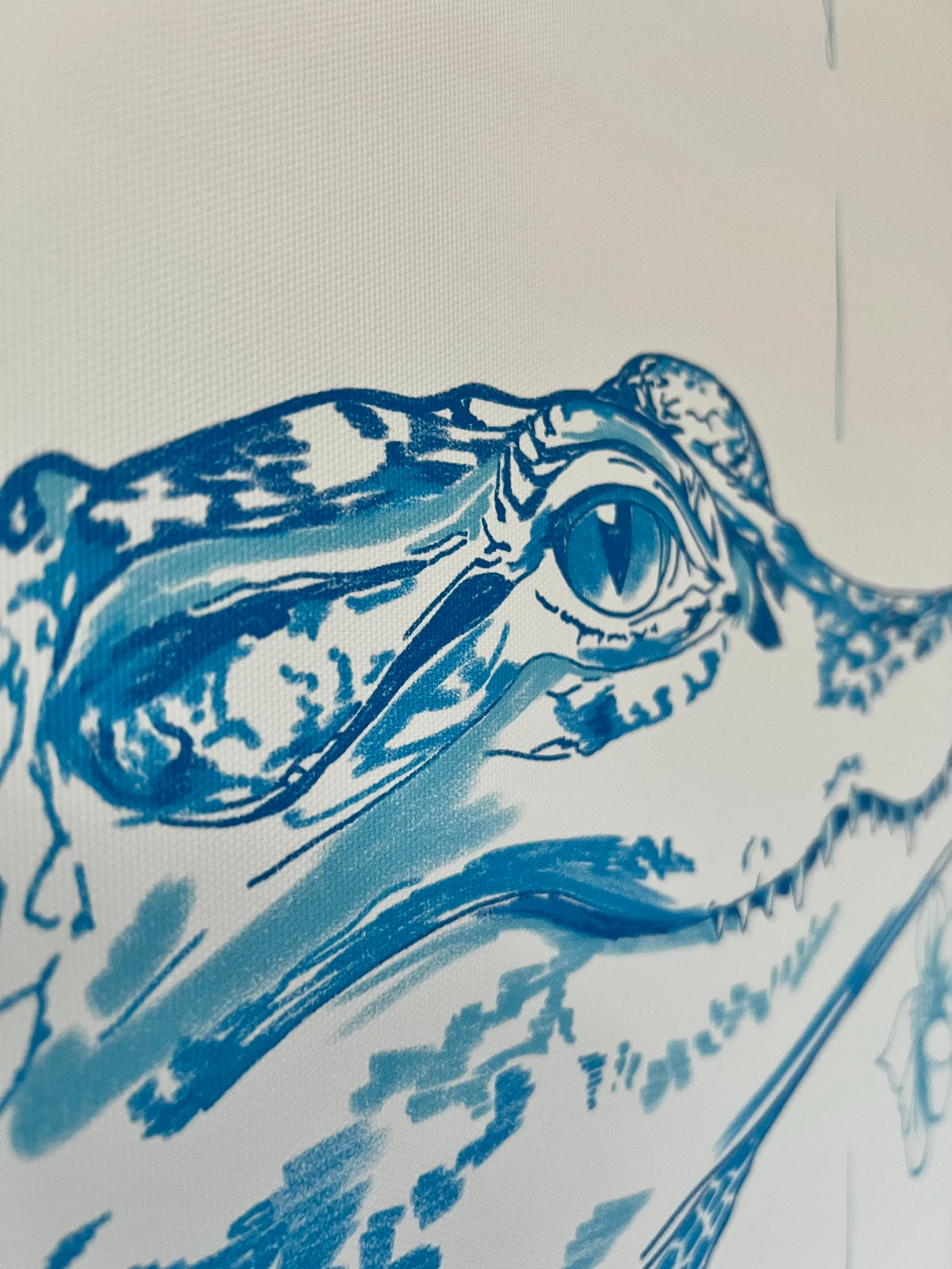 Jungle Tea | Vierkant canvas met baklijst - Sirious Art